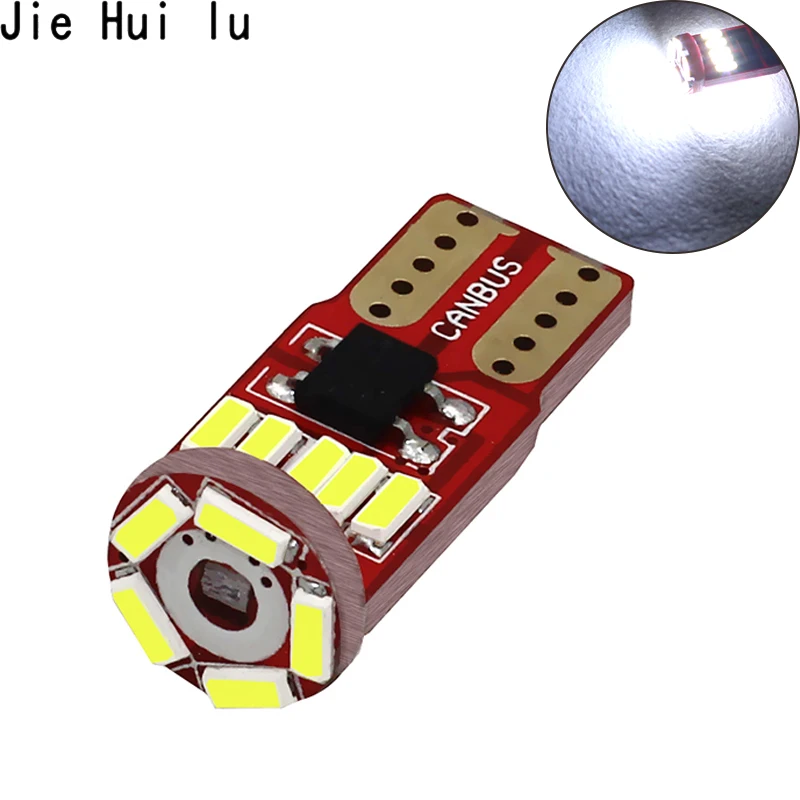 1 шт. T10 Canbus светодиодный Автомобильный авто 194 W5W 15SMD 15 S SMD 4014 клиновидный CANBUS