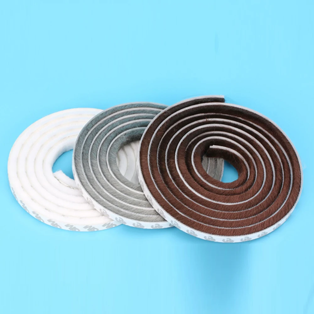 10M Door And Window Seal Strip Door Window Sound Insulation Windproof Self-adhesive Dustproof Wardrobe Glass Door Warm