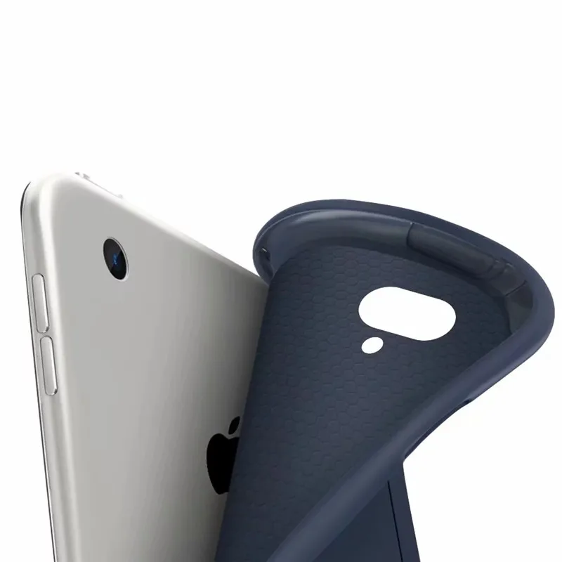 Чехол для iPad 9 7 2018 2017 с держателем-карандашом силиконовая Мягкая задняя крышка
