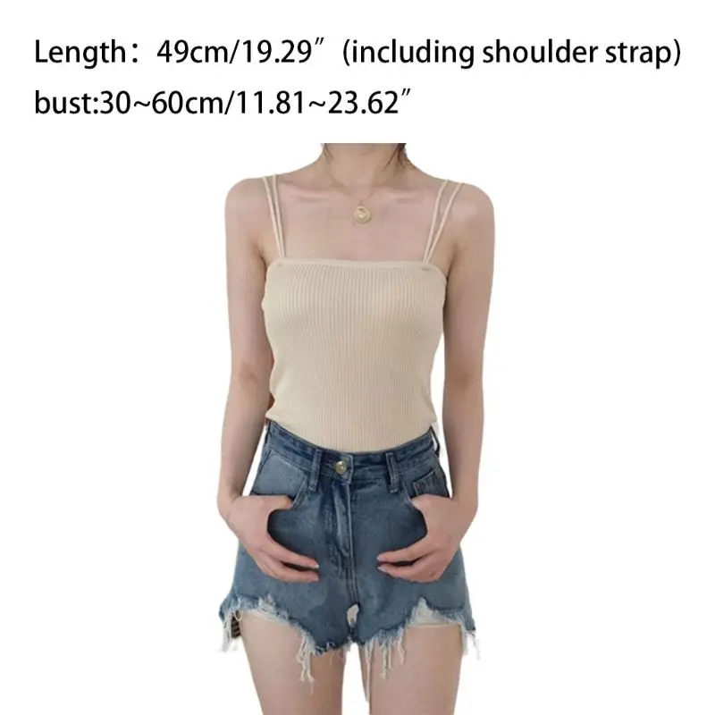 Майка женская трикотажная в рубчик корейский минималистичный стиль однотонная