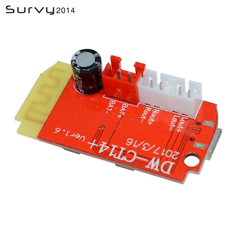 DC 3 7 V 5V 3W цифровой аудио усилитель доска двойной пластины Bluetooth Динамик