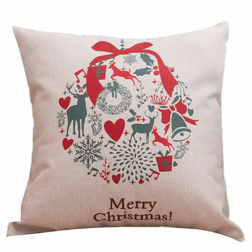 Наволочка 45*45 Merry Christmas чехлы на подушки диван для кафе наволочка домашний Декор JA11