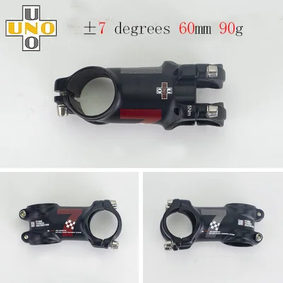 7 Degree 60mm UNO 7 стержень Kalloy Сверхлегкий+-7 17 градусов MTB велосипед Alu 7050 31,8 мм 60 70 мм 80 мм 90 мм 100 110 120 130 мм велосипедный стержень King сплав - Цвет: 7 Degree 60mm