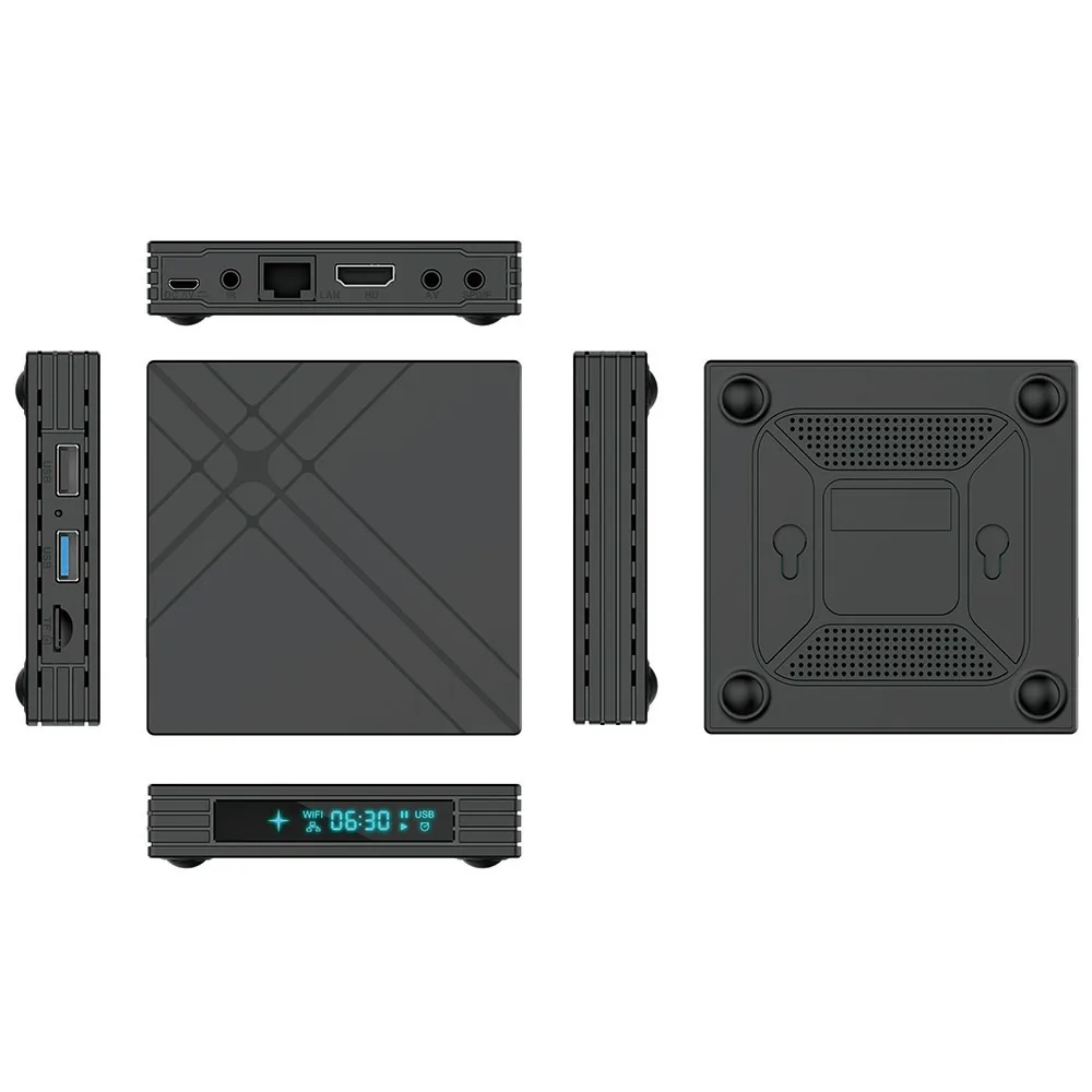 H6 мини Android 7 0 tv Box Allwinner четырехъядерный 3 ГБ ОЗУ 32 Гб ПЗУ A53 64 бит wifi смарт