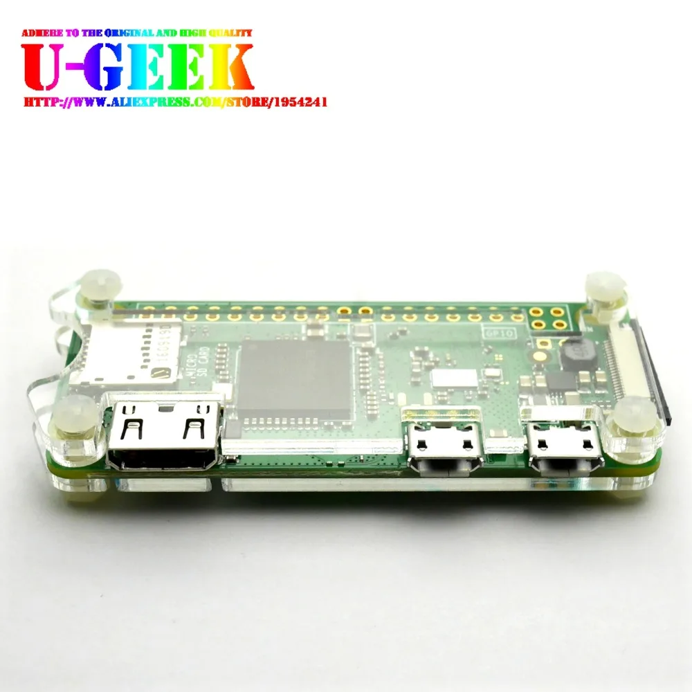 Акриловый чехол UGEEK для Raspberry Pi Zero W/версия камеры 1 3 прозрачный/защитный
