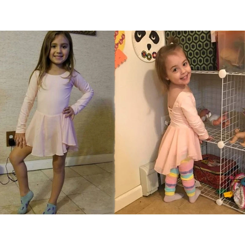 Cute Girls Ballet Dress For Children Girl Dance Clothing Kids Classic Long Sleeve Leotard | Детская одежда и обувь