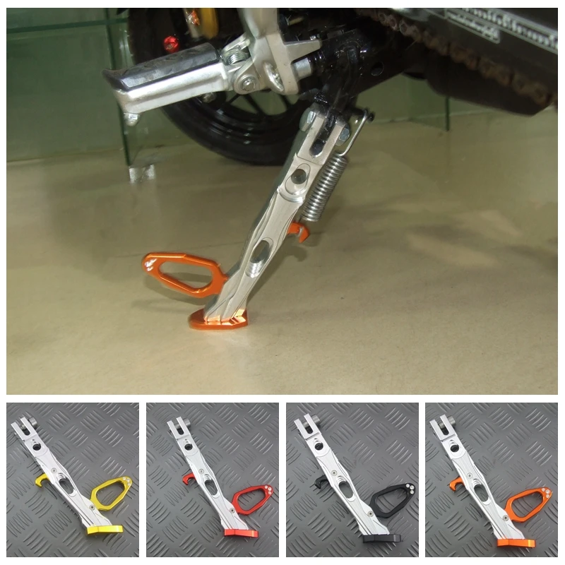 

For HONDA GROM MSX125 MSX125SF 2014-2020 CNC Aluminum Motorcycle Side Stand Plate Kickstand Extension Pad Enlarger