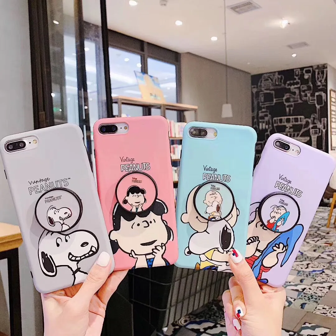 Чехол для iphone 11 Pro 7 6 6s 8 plus X XS Max Xr мягкий imd чехол телефона с рисунком арахиса Шарли