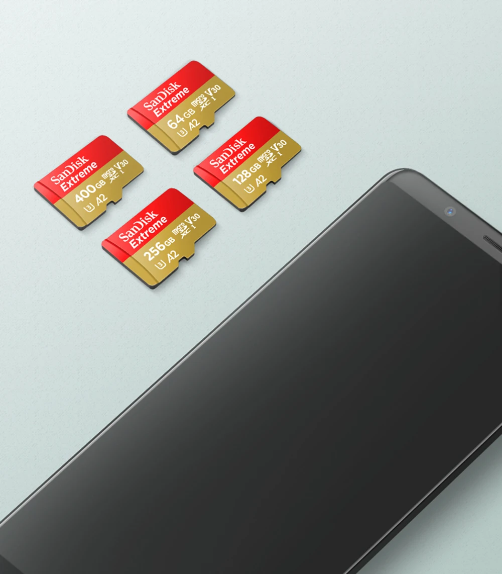 Карта памяти SanDisk Extreme 32 64 128 ГБ U3 V30 Micro SD 128 ГБ 32 ГБ 64 Гб 256 Гб 400 Гб Micro SD карта SD/TF флэш MicroSD для телефона