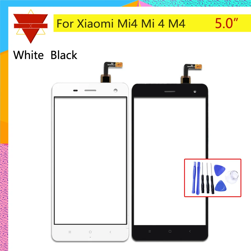 Оригинальный mi 4 Передняя панель 5 0 &quotдля Xiao M4 сенсорный экран ЖК дисплей