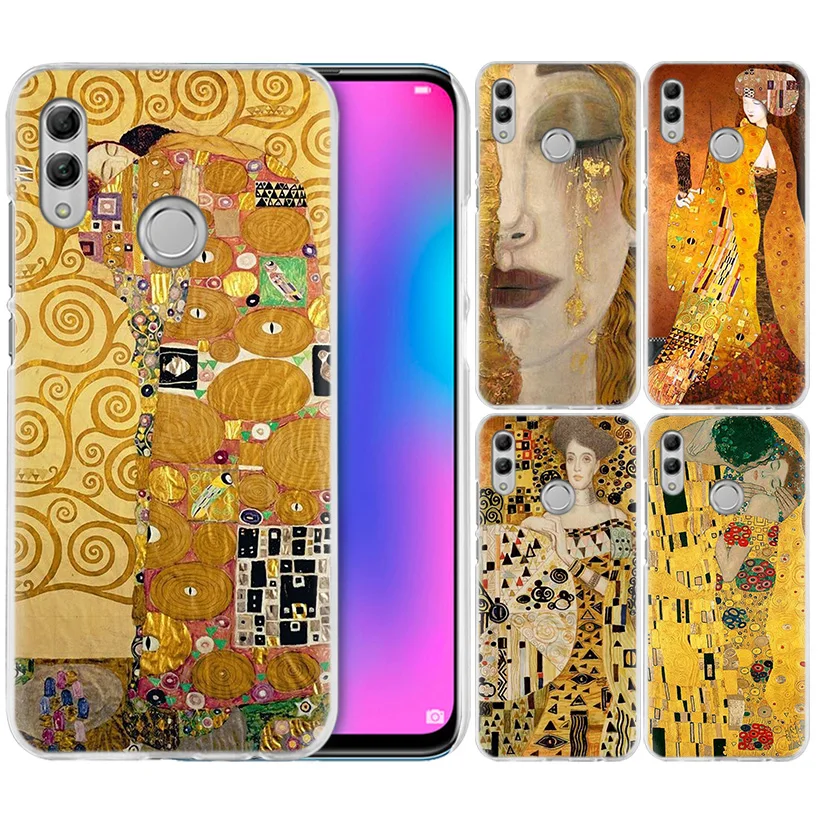 «Поцелуй» Густава Климта, чехол для huawei Honor 8X Y9 9 10 Lite Play 7C 8C 8 S 8A фотоаппаратов моментальной печати 7 S 7A Pro V20 20i Y6 Y7 Y5 жесткий чехол для телефона pc Лидер продаж