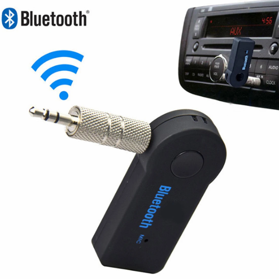 NOYOKERE Handsfree Bluetooth 3 0 автомобильный комплект беспроводной 5 мм потоковый A2DP аудио