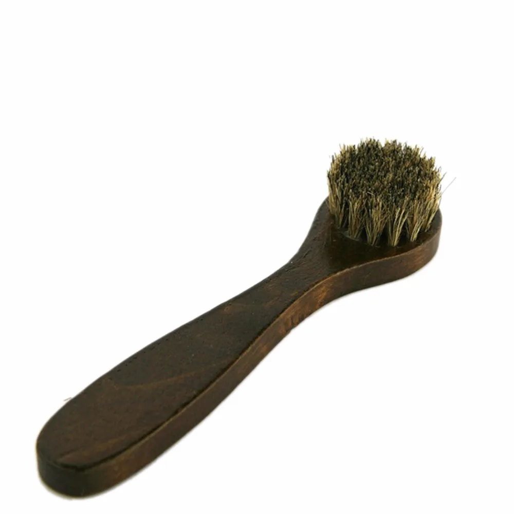 1 шт Высокое качество из дерева с длинной ручкой Щётки для обуви Чистка