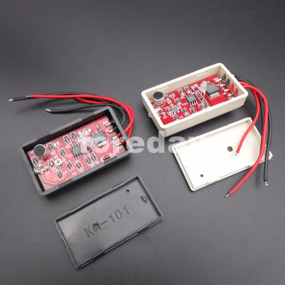 Модуль переключателя управления голосом светильник Версия A Черная Женская