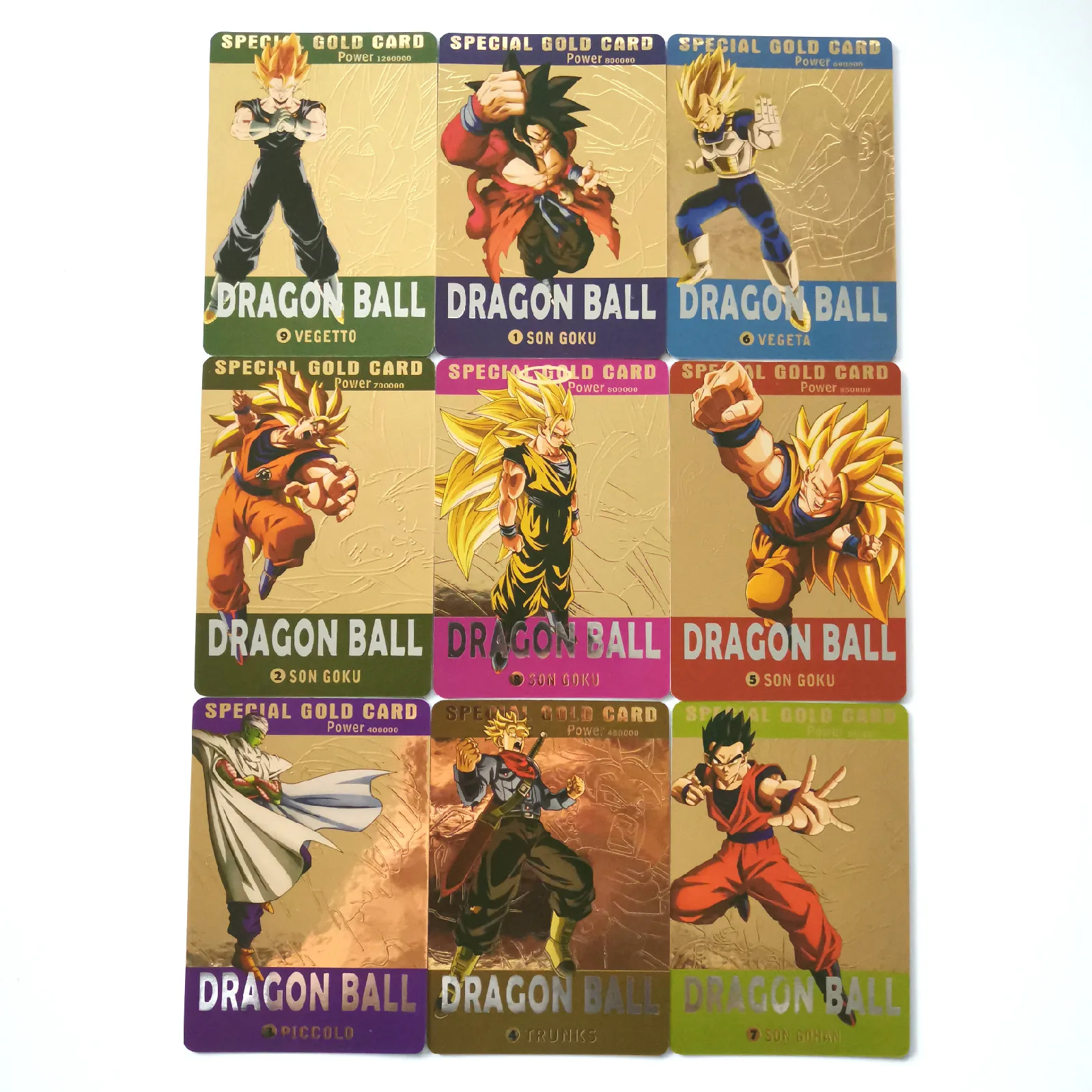 27 стилей Dragon Ball Z Super Ultra Instinct Limited BREAK часы в советском стиле игра флэш-карта Коллекция аниме-открытки