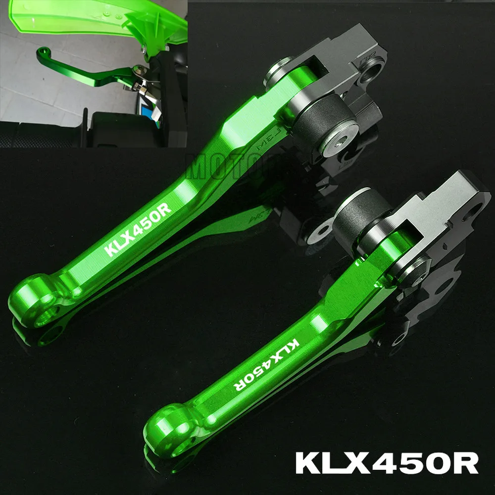 For Kawasaki KLX450R 2008- KLX450 KLX 450 R 450R CNC Motorcycle Dirt Pit Bike DirtBike Motocross Pivot Brake Clutch Levers