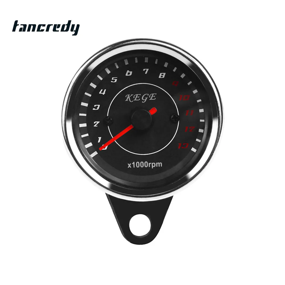 Tancredy Мотоцикл Тахометр Датчик LED подсветка 12V13K об/мин сдвиг для Honda Harley Davidson Kawasaki