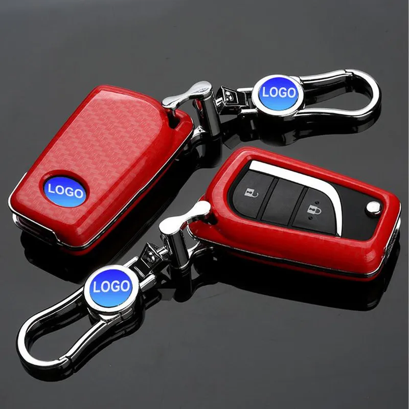 Автомобильный брелок для Toyota углеродное волокно 2018|car key ring|key ringkey rings for car |
