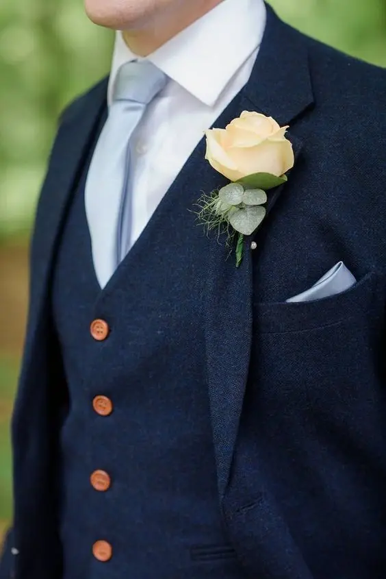 2018 последний дизайн пальто брюки темно синий твидовый мужской костюм зауженный