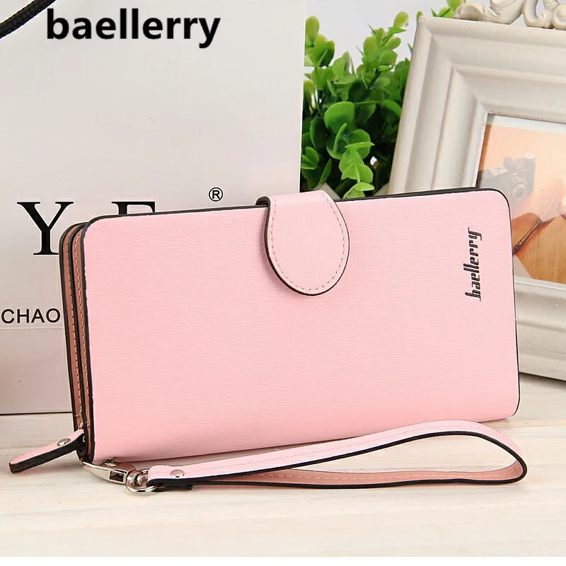 

Брендовый женский клатч Baellerry, Многофункциональный длинный модный кожаный кошелек, женская сумка для телефона, женские сумки