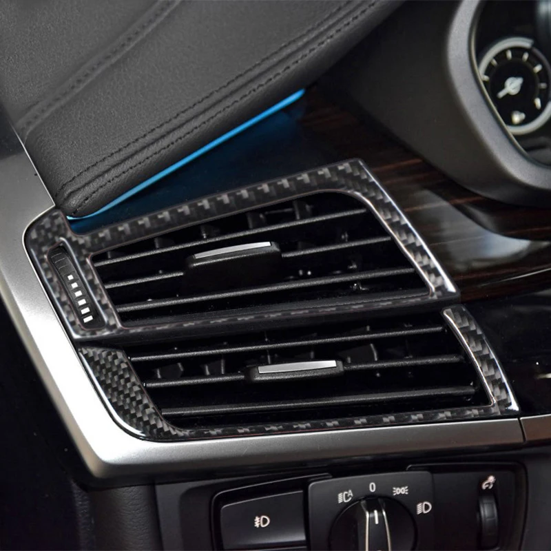 Углеродное волокно для BMW X5 F15 X6 F16 Стайлинг автомобиля интерьерная панель Боковая