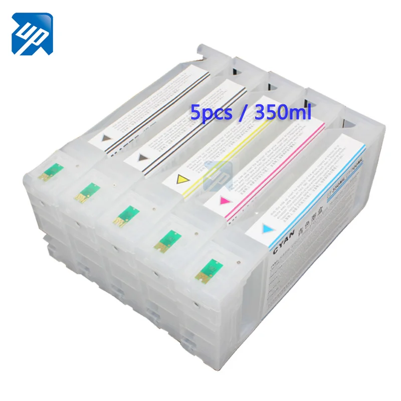 5 шт. картриджи для принтера epson pro 7700 9700 7710 9710 с чипом 350 мл|ink cartridge|ink cartridge for