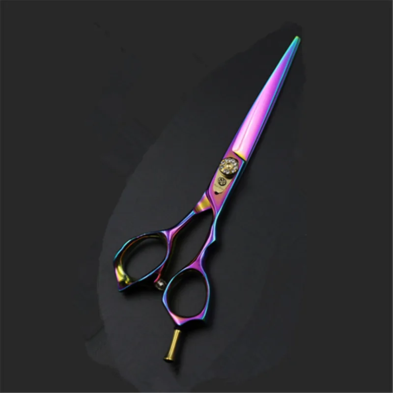Ножницы для стрижки домашних животных 7 дюймов фиолетовый дракон|hair scissors|purple