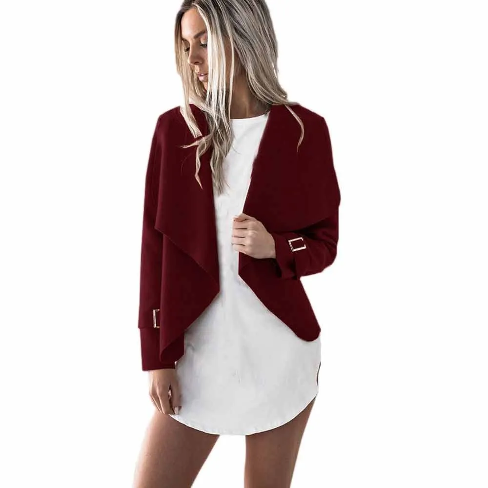 Женская шерстяная повседневная куртка красивая новая осенняя Повседневная