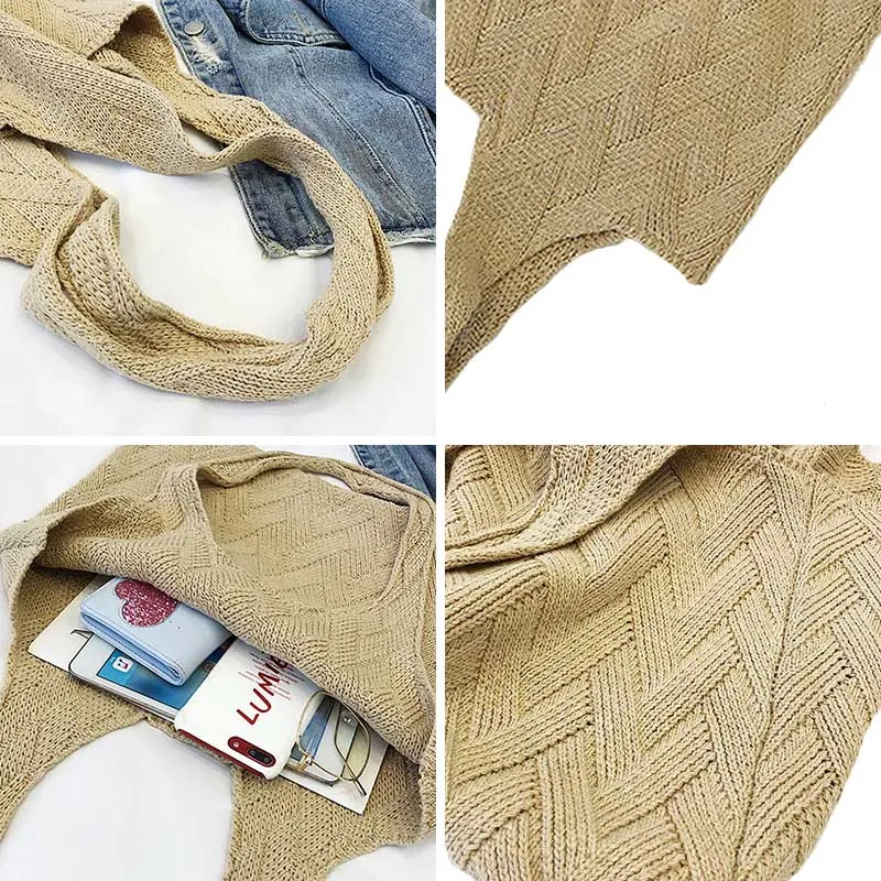 Осенняя Новая женская модная соломенная сумка INS популярная Изысканная большая