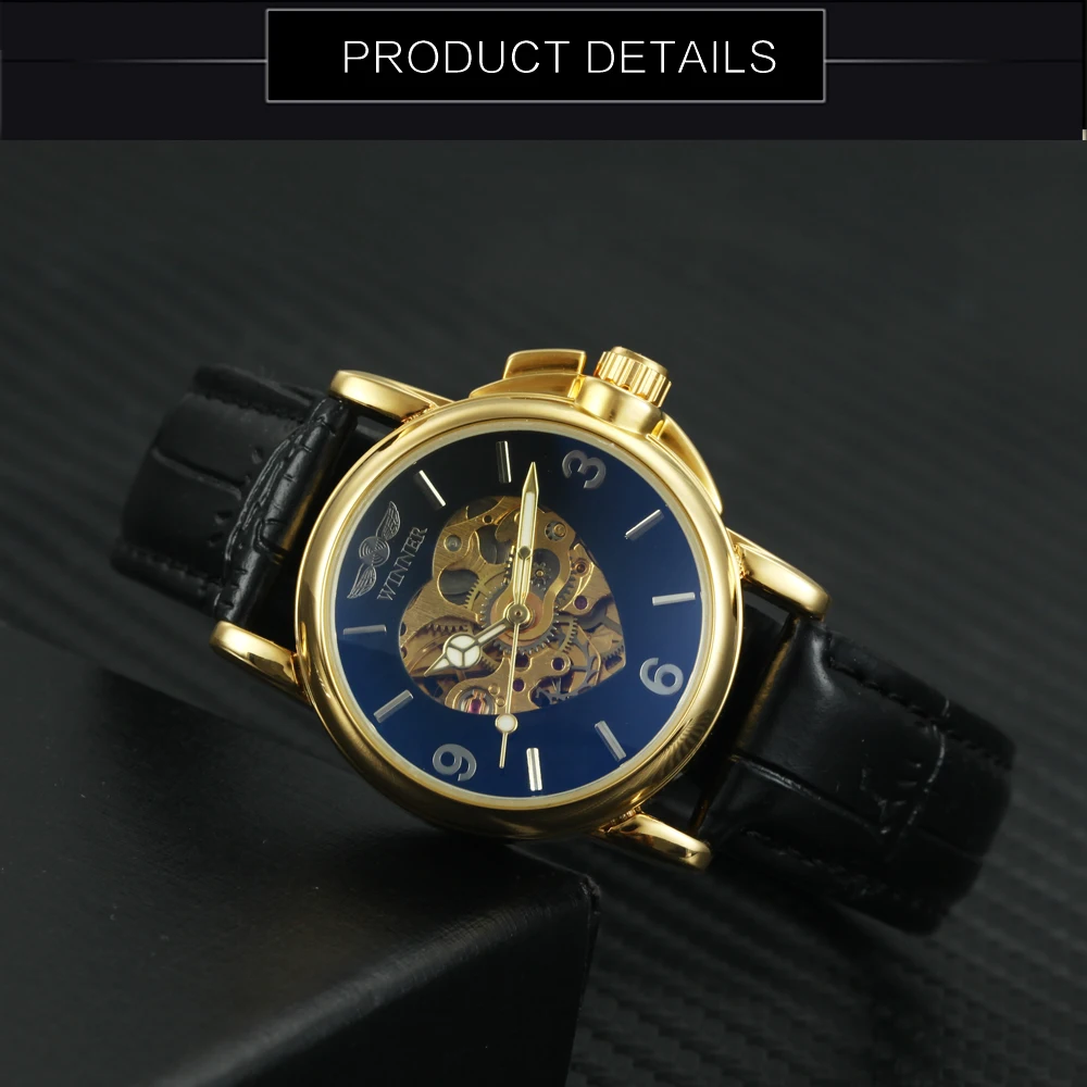 Часы наручные WINNER женские механические роскошные классические брендовые