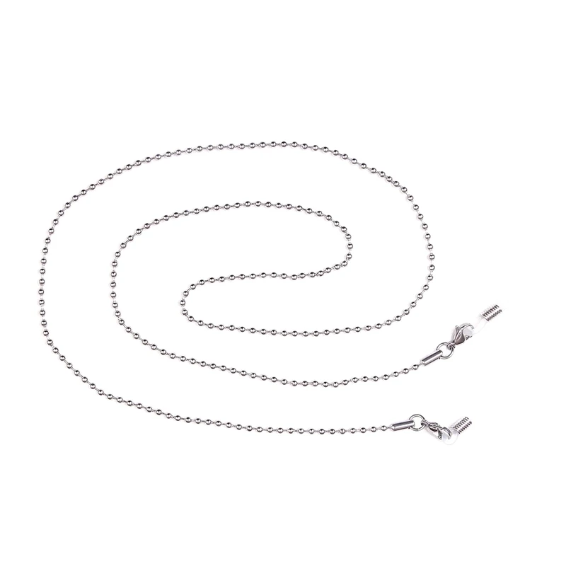 Модные серебряные шарики из нержавеющей стали цепочка для очков шнурок