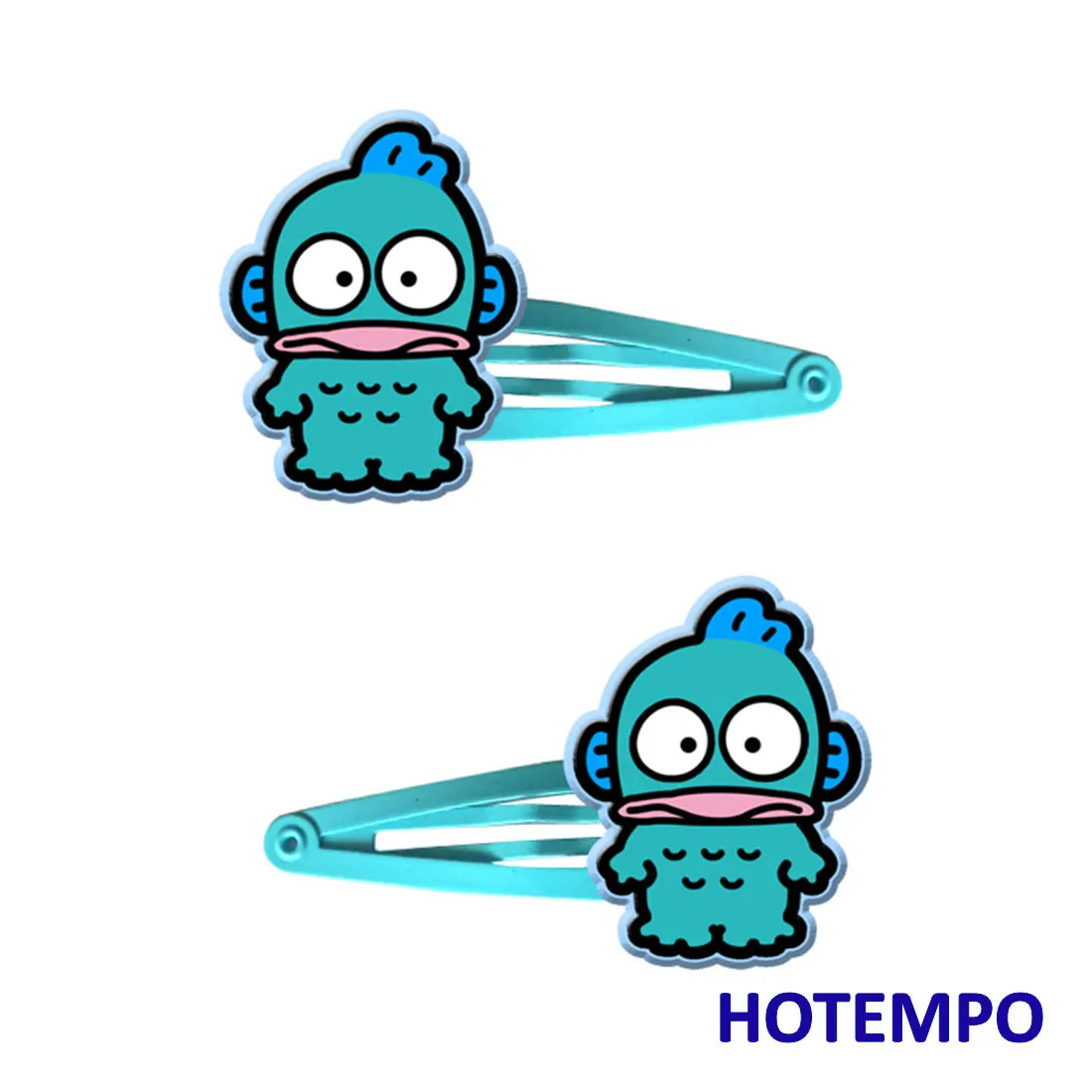 Япония Kawai мультфильм Keroppi Kuromi Мелодия пурин Pochacco Maru Sam LittleTwinStars милые шпильки для волос для девочек зажим для девочек подарок - Цвет: PVCFJ-BYR-BU-LR2P