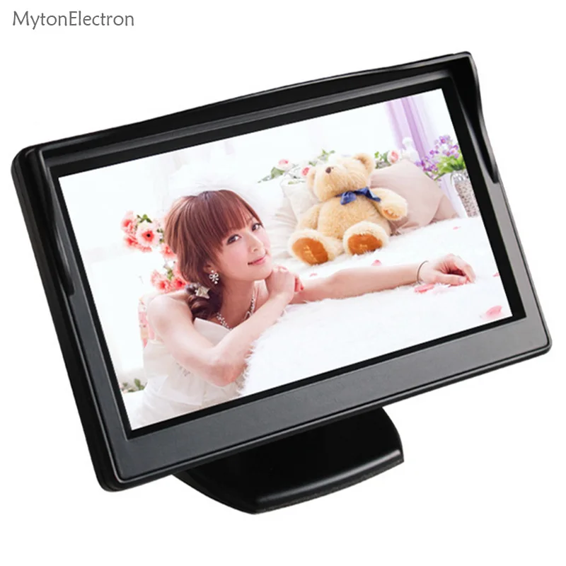 4 3 &quotпанель заднего вида цветной TFT ЖК-монитор для камеры DVD видеомагнитофон