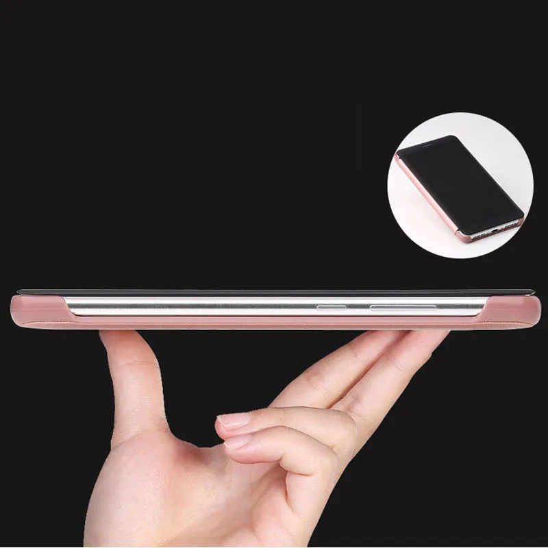 S GUARD оригинальный mate 9 чехол для huawei MHA AL00 IC Chip case умный вид Флип кожаный