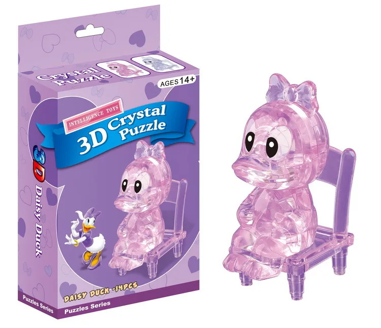 Горячая 3D Кристалл Головоломка мультфильм DIY головоломки аниме сборки модель обучающая игрушка милый подарок на день рождения игрушки для детей