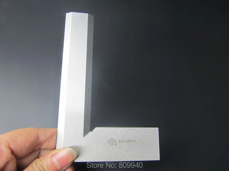 Drop shipping Stainless Steel Silver Tone 125x80mm Bladed 90 Degree Angle Try Square Ruler | Инструменты