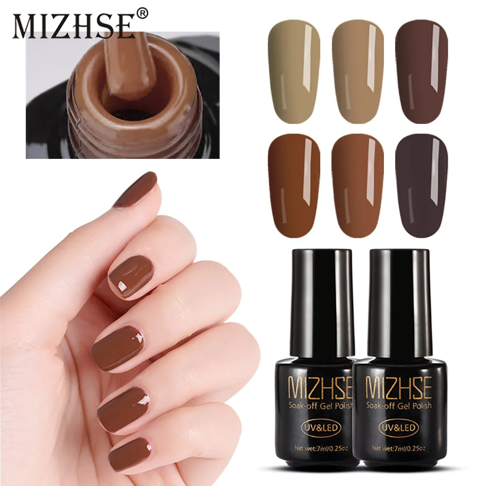 MIZHSE 7 мл УФ-гель для ногтей впитывающийся Гель-лак для ногтей Esmaltes гель УФ-светодиодный дизайн ногтей эмаль однофазный Гель-лак гибридный
