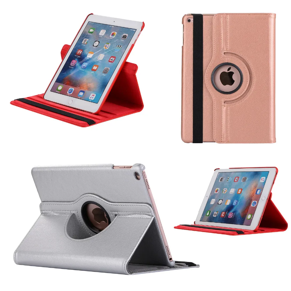 Вращающийся на 360 градусов чехол из искусственной кожи для iPad Air 1 2 5 6 новый 9 7 2017 2018