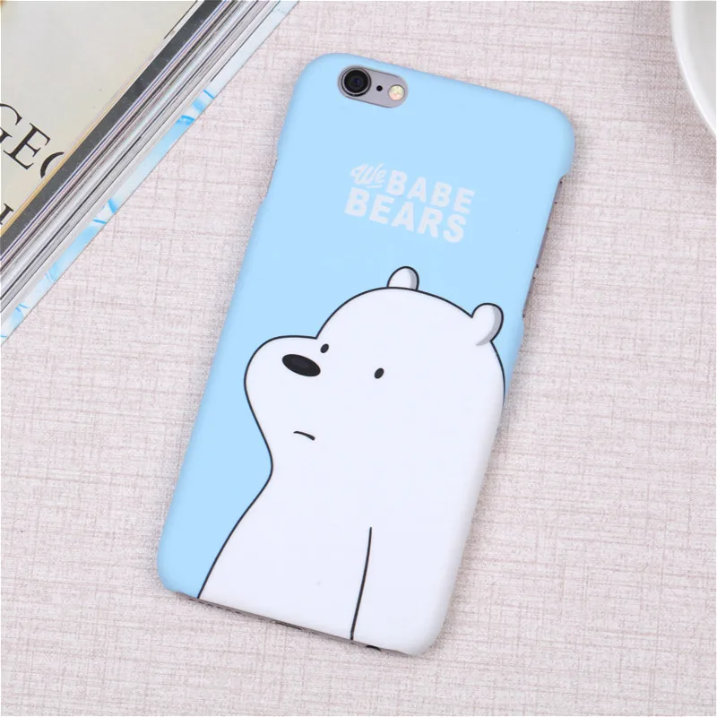 Горячие милый мультфильм жесткий матового пластика Coque крышка для iPhone 6 6S плюс