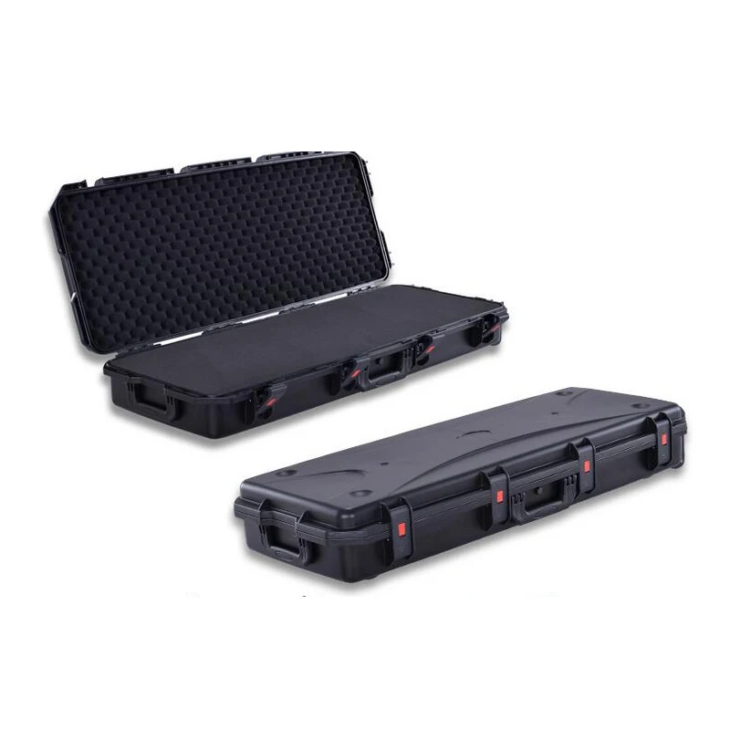 SQ 4002 long size waterproof shockproof hard plastic tool case for Musical instrument