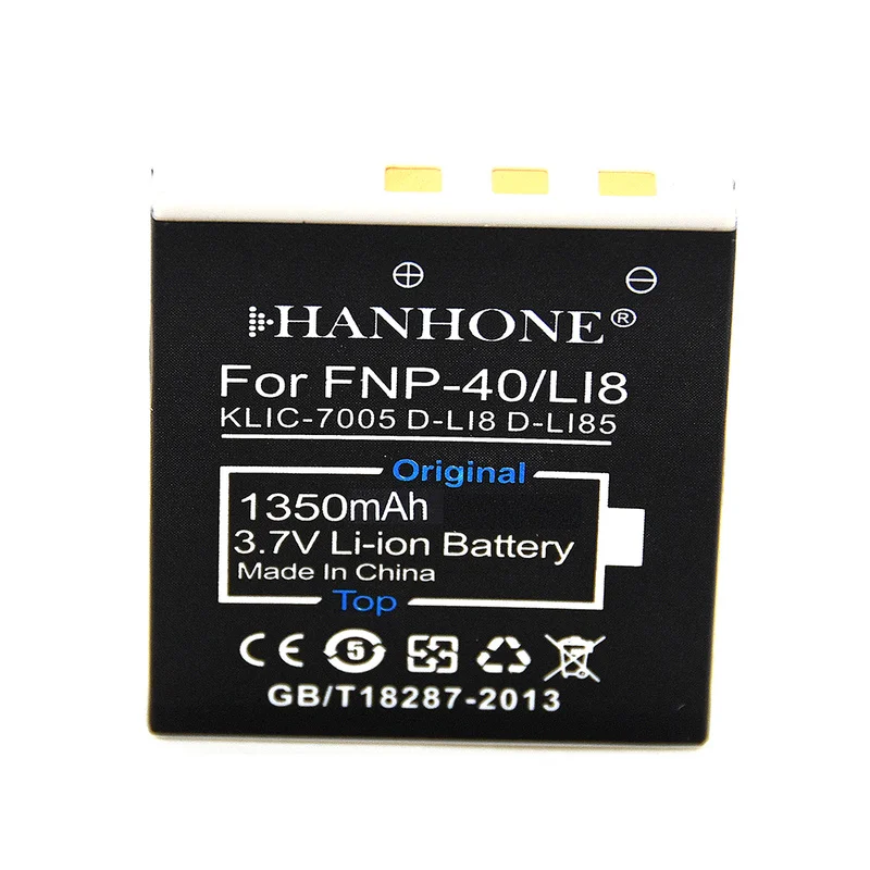 2 шт. 1350 мАч аккумулятор камеры + ЖК Зарядное устройство USB для BENQ DLI 102 FUJIFILM NP 40N 40 KODAK