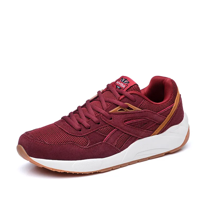 Mens casual comfortable spring fashion mesh and genuine leather sapato masculino social platform outside shoes free shipping | Обувь