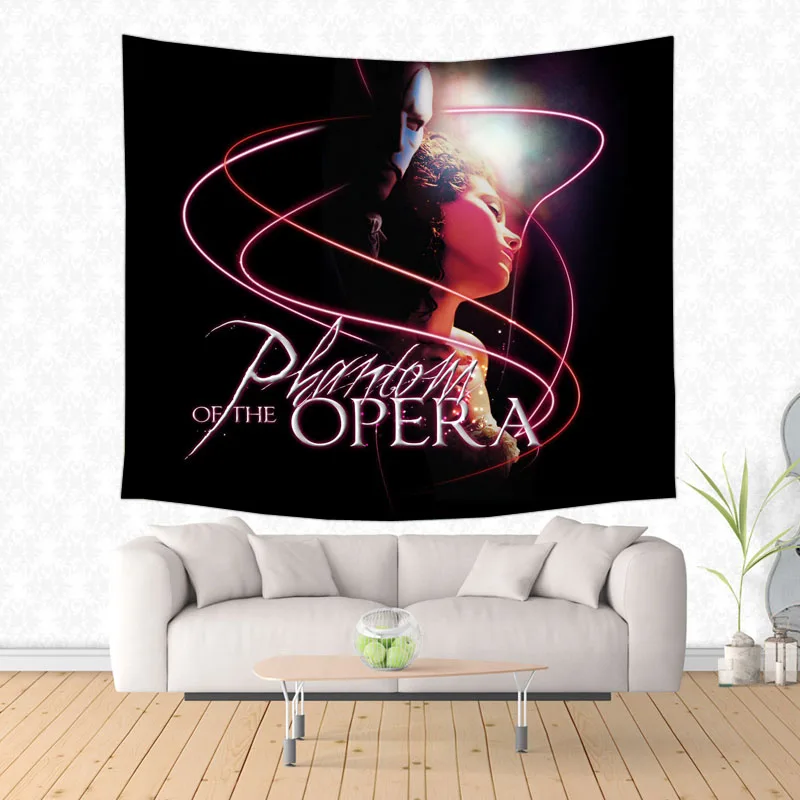 Музыкальный фантомный узор оперы гобелен декоративный настенный подвесной