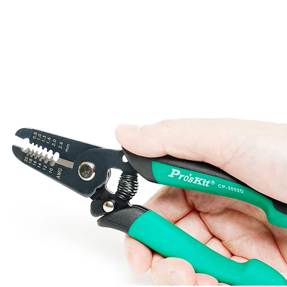 Pro'sKit CP 3002D точные щипцы для зачистки проводов двойного цвета инструмент