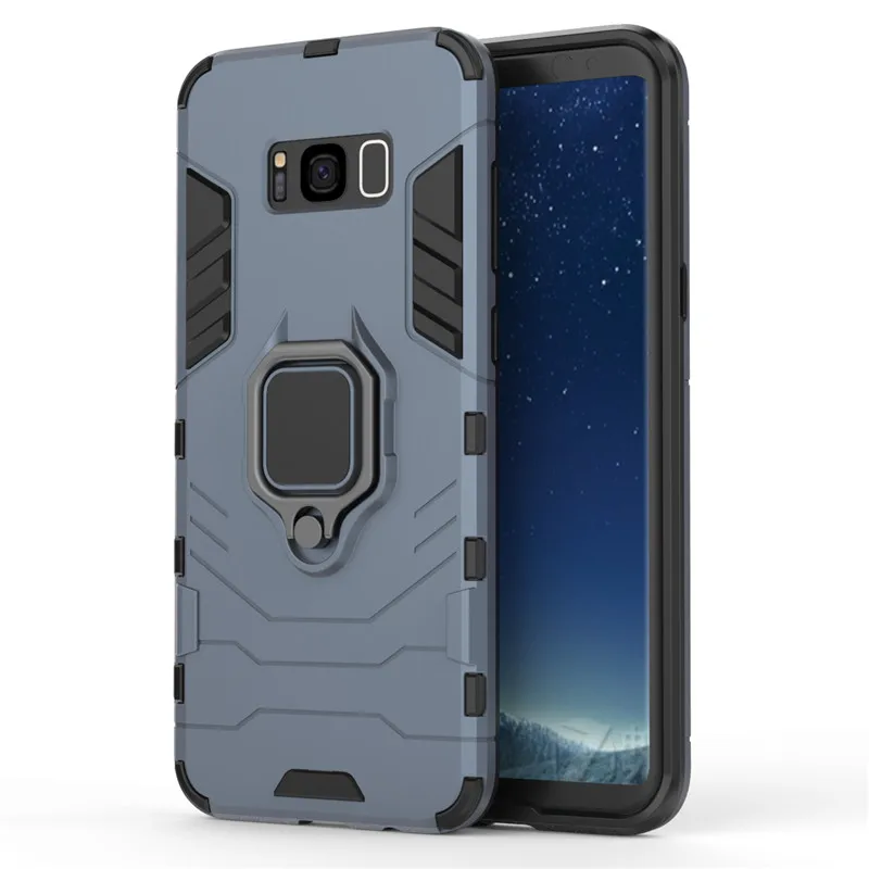 Чехол для Samsung Galaxy S8 Plus с магнитным кольцом держателем чехол подставка