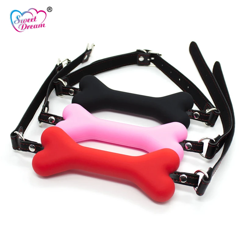Сладкая мечта в форме кости кляп для рта БДСМ SM бандажные ограничители игрушки