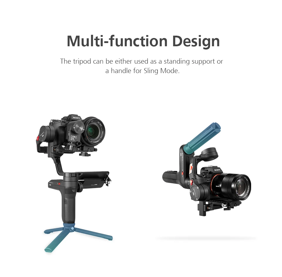 Ручной штатив Стабилизатор ZHIYUN с противоскользящей резиной для weewell Lab/ Crane 2/ Smooth Q/