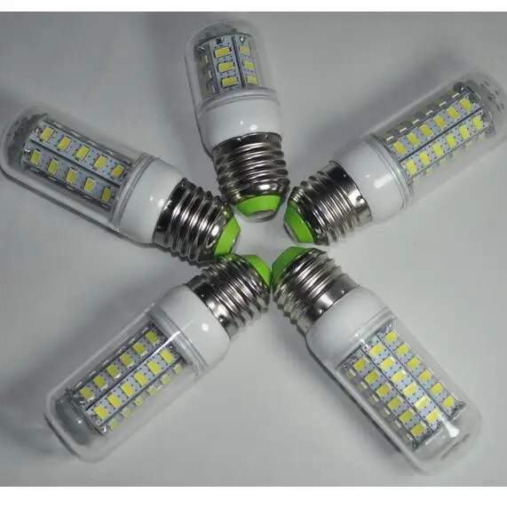 Фото Светодиодный светильник-Кукуруза E27 E14 220 В перем. Тока SMD 5730 светодиодный Светодиодный светильник-Кукуруза E27 E14 220 В перем. Тока SMD 5730 светодиодный