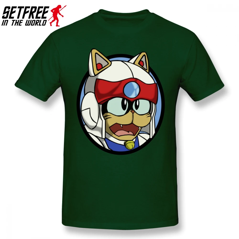 Мужская футболка с коротким рукавом Samurai Pizza Cats популярная хлопковая большие