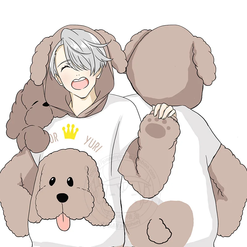 COYOUNG Store Мужчины Женщины Аниме Новый YURI! На льду Victor Katsuki Yur хлопковое пальто худи